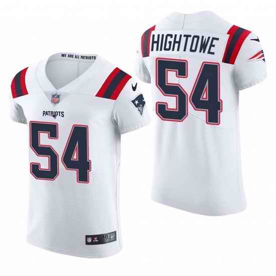 New England Patriots 54 Dont 27a Hightower Nike Men White Team Color Men Stitched NFL 2020 Vapor Untouchable Elite Jersey